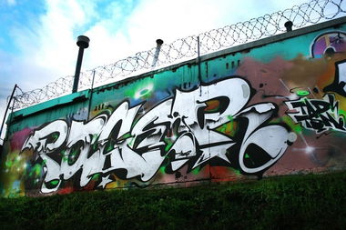 Graffiti Wall - Photo by roadjack