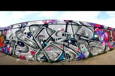 Graffiti Wall - Photo by roadjack