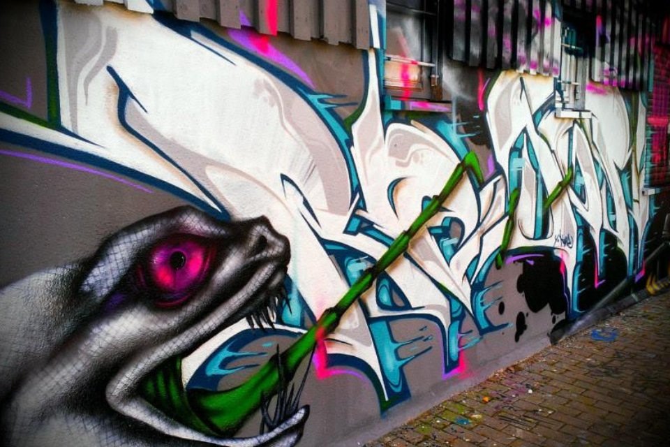 Graffiti Wall - Photo by roadjack