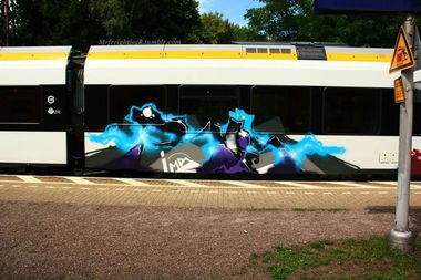 Graffiti Train - Photo by roadjack
