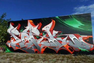 Graffiti Wall - Photo by roadjack