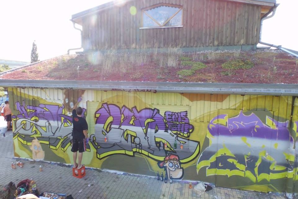 Graffiti Wall - Photo by roadjack