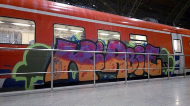 Graffiti Train - Photo by roadjack