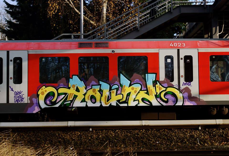 Graffiti Train - Photo by roadjack