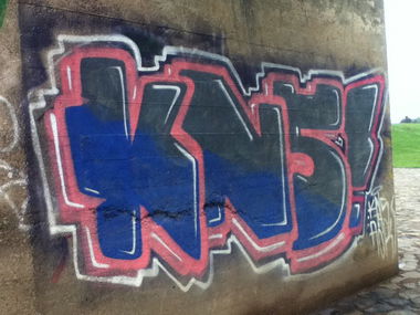 Graffiti Wall - Photo by roadjack - KNS