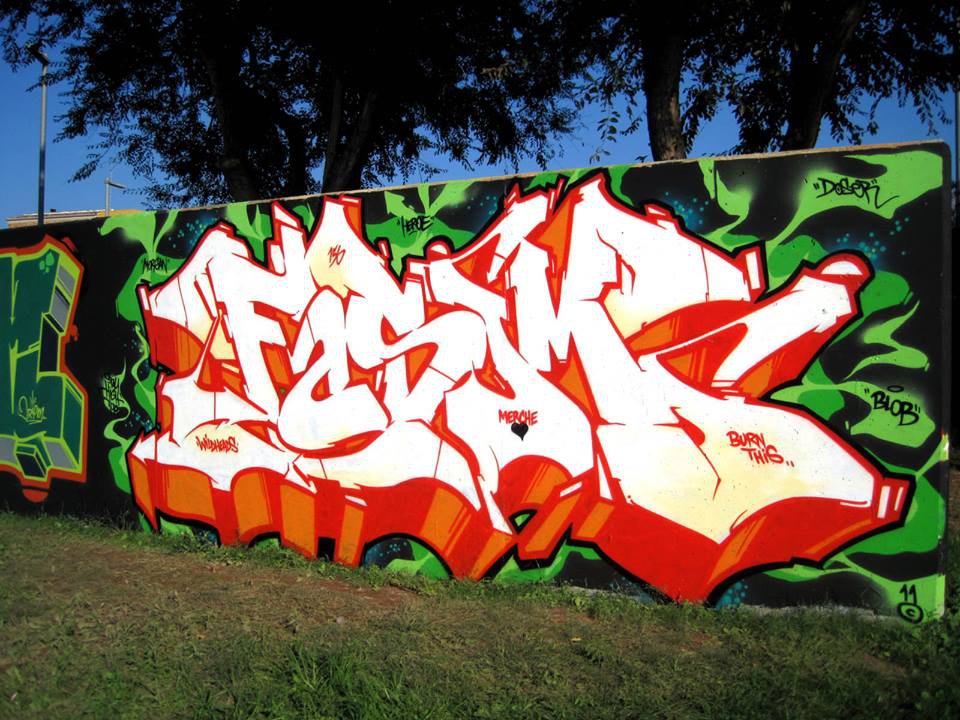 Graffiti Wall - Photo by roadjack - FASIM