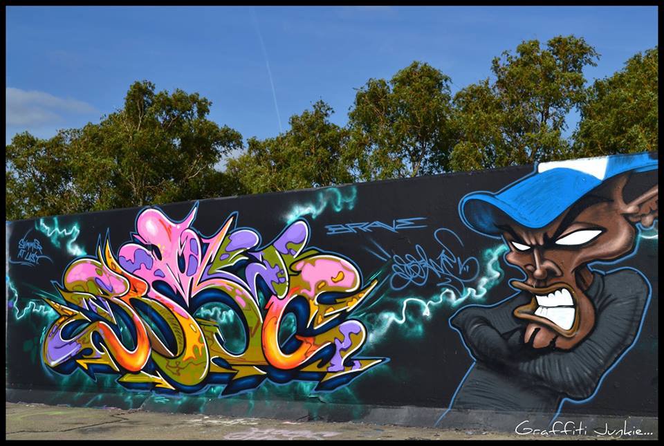 Graffiti Wall - Photo by roadjack - BRAVE