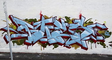 Graffiti Wall - Photo by roadjack - TUES