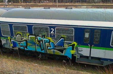 Graffiti Train - Photo by robeodtz - Chips, Tods, fts