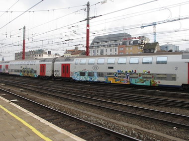 Graffiti Train - Photo by robeodtz - Belgien, mels, Chips