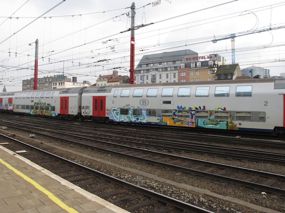 Graffiti Train - Photo by robeodtz - Belgien, mels, Chips