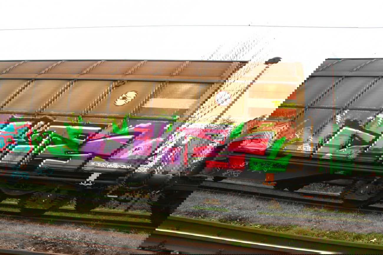 Graffiti Train - Photo by robeodtz - Chips, Tods, fts