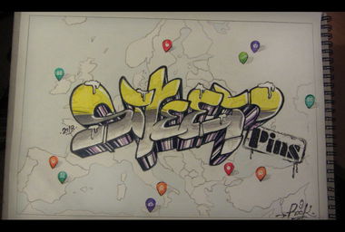 Graffiti Sketch - Photo by rockone - battle, street, streetpins (2013)