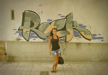 Graffiti Artwork - Photo by rockone - girfriend, hot, streets (2013)