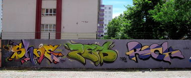 Graffiti Wall - Photo by rockone - wall, legal, shne (2014)