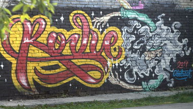 Graffiti Wall in Novosibirsk - Photo by rodie - magic, summer, wizard (2014)