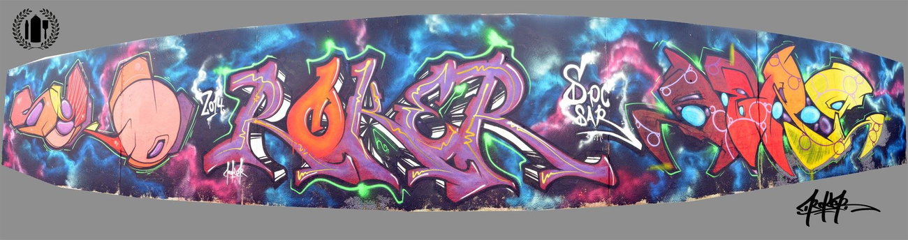 Graffiti Wall - Photo by roker (2014)