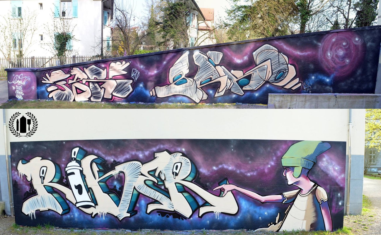 Graffiti Wall - Photo by roker (2014)