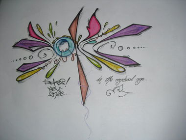 Graffiti Sketch in Hatay - Photo by rokesyami - rokes (2013)