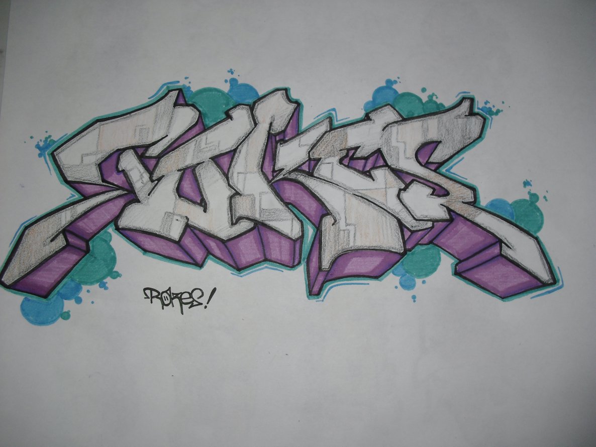 Graffiti Sketch in Ad?yaman - Photo by rokesyami - rokes (2013)