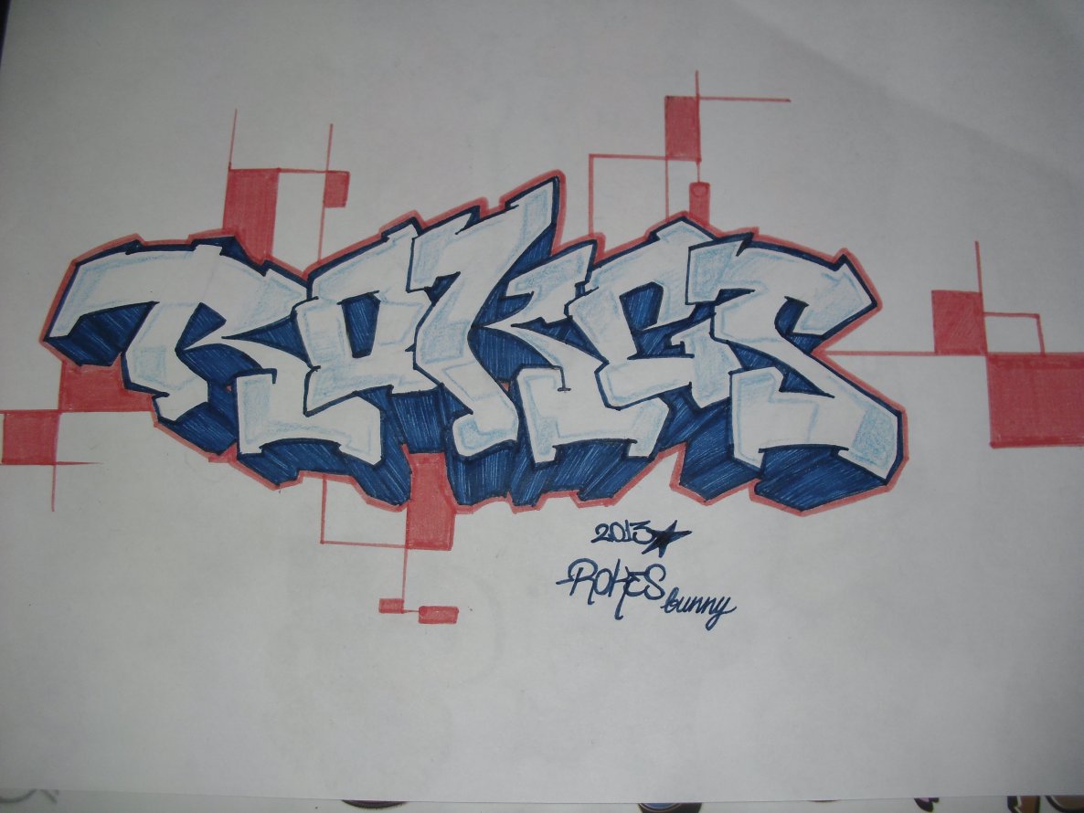 Graffiti Sketch in Ad?yaman - Photo by rokesyami - rokes, yami (2013)