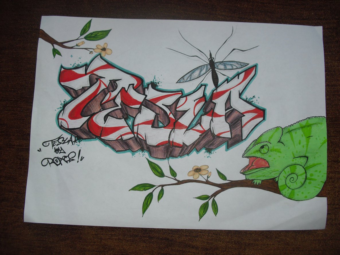 Graffiti Sketch - Photo by rokesyami (2014)