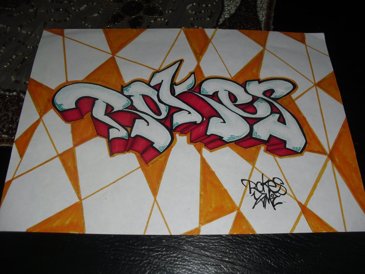 Graffiti Sketch - Photo by rokesyami - rokes, graffiti, yami (2014)