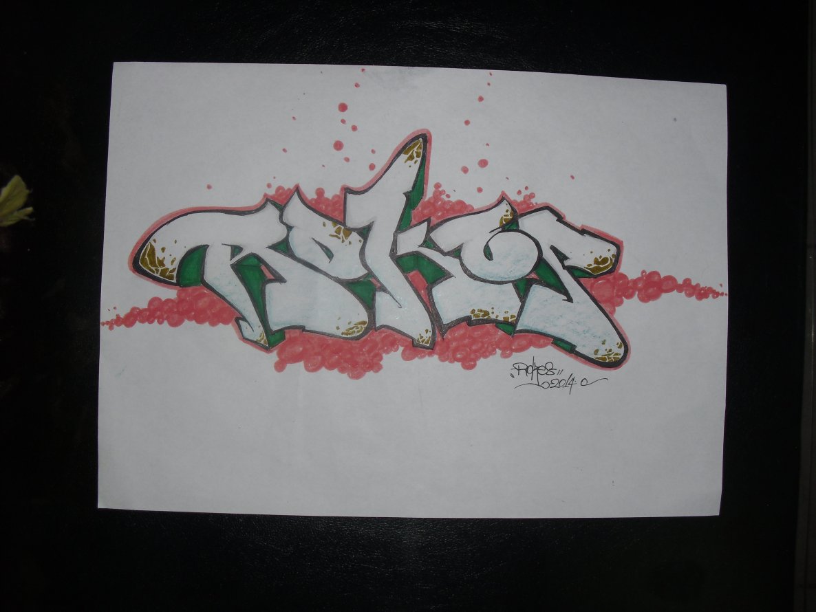 Graffiti Sketch - Photo by rokesyami - rokes, yami, rokes (2014)