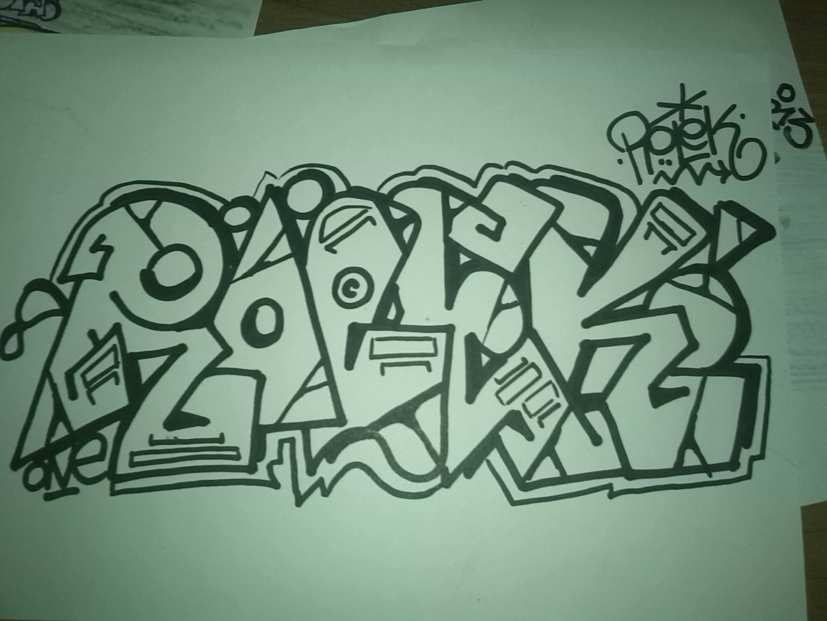 Graffiti Sketch - Photo by roleck - roleck (2013)