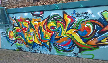 Graffiti Wall in Kualalumpur - Photo by rookone - ill, antistyle, nennteswieihrwollt (2017)