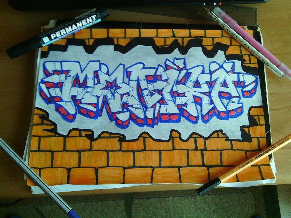 Graffiti Sketch - Photo by rose1 - monika, graffiti, for (2015)