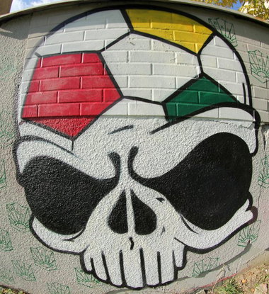 Graffiti Wall - Photo by rosolek - obsessed, with, football