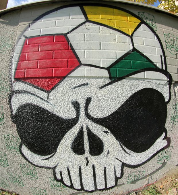 Graffiti Wall - Photo by rosolek - obsessed, with, football