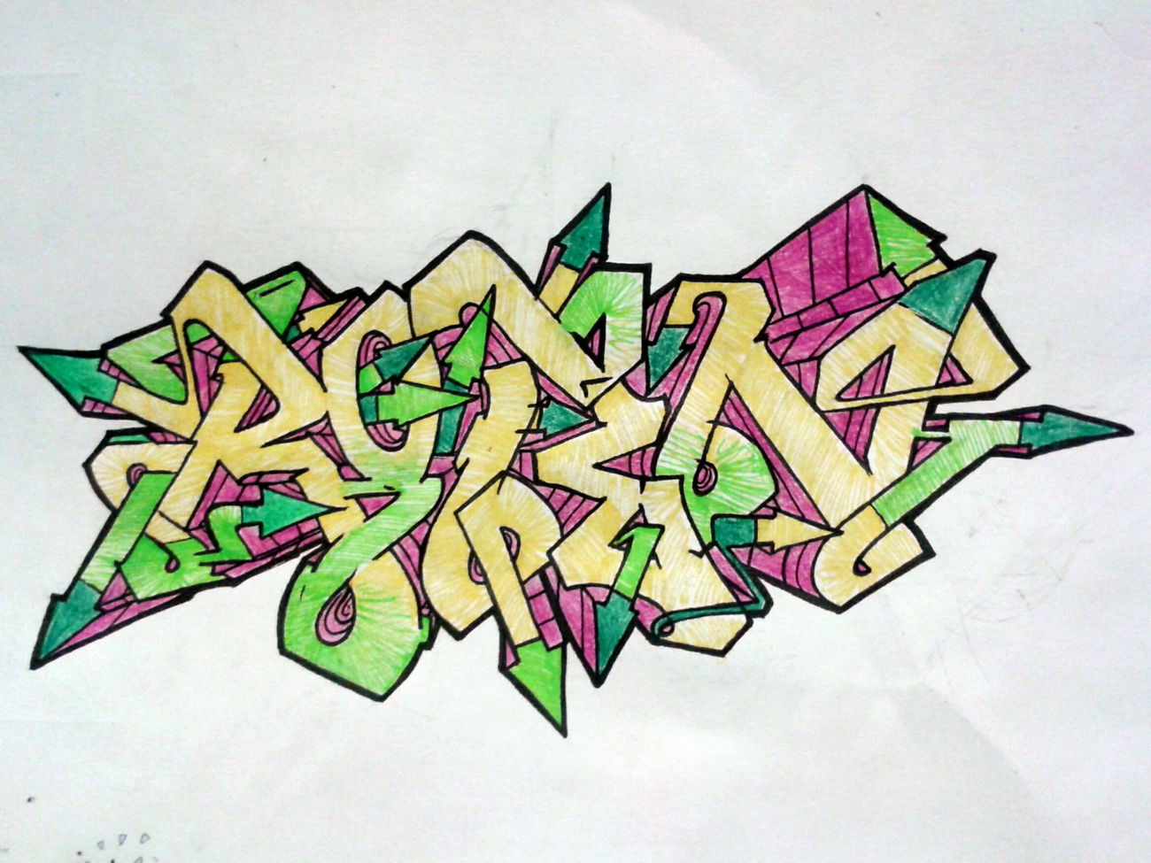 Graffiti Sketch - Photo by rotenwon - roten, sketch (2015)