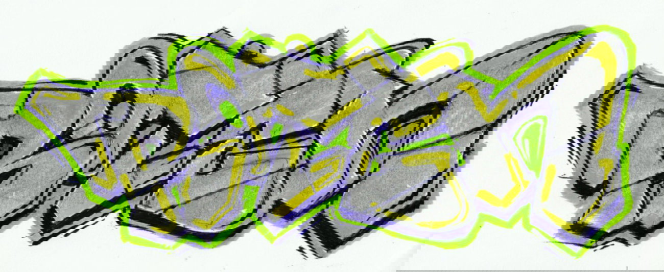 Graffiti Sketch - Photo by rotenwon (2014)