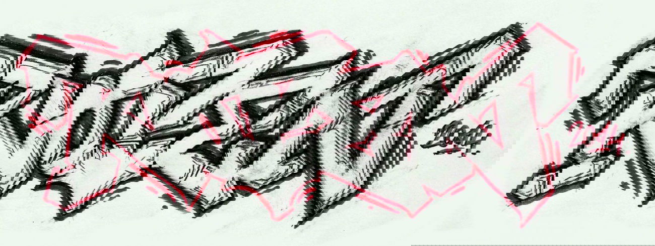 Graffiti Sketch - Photo by rotenwon (2014)