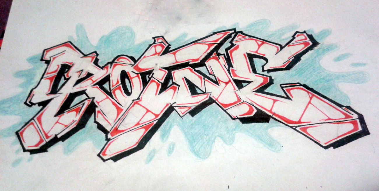 Graffiti Sketch - Photo by rotenwon (2016)