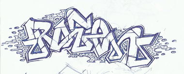 Graffiti Sketch - Photo by rotenwon (2015)