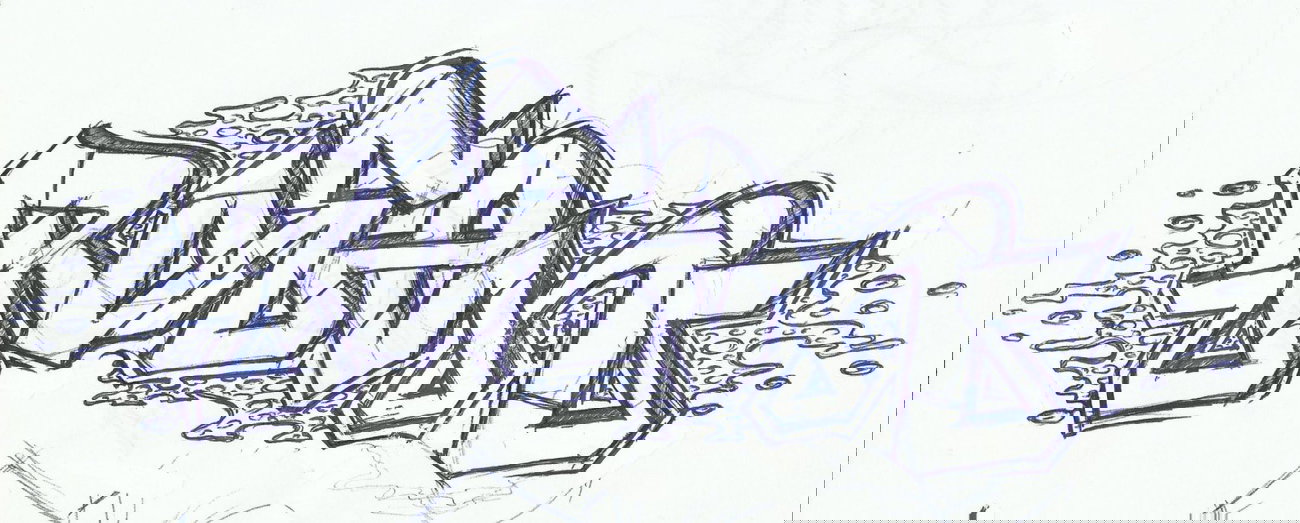 Graffiti Sketch - Photo by rotenwon (2015)