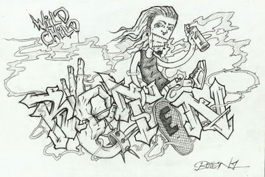 Graffiti Sketch - Photo by rotenwon (2015)