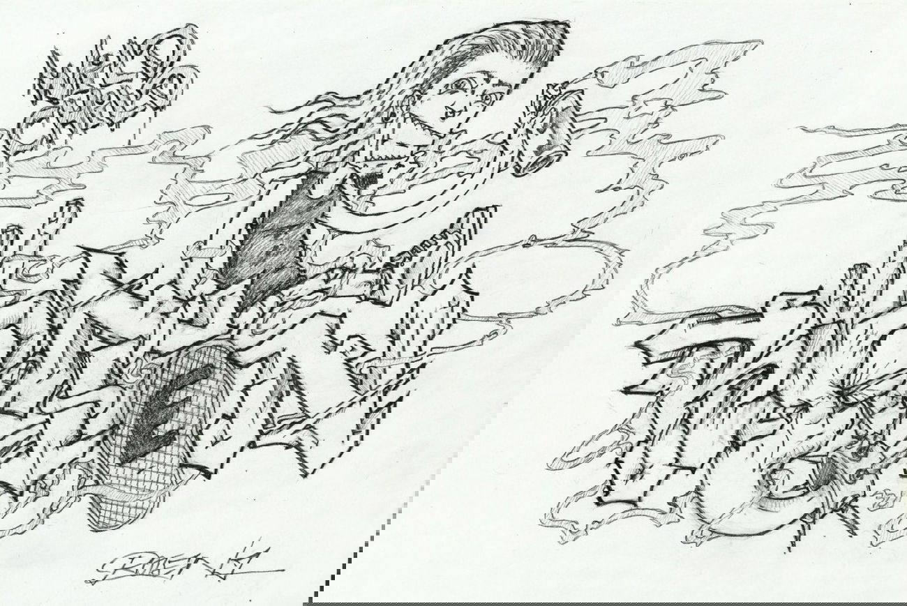 Graffiti Sketch - Photo by rotenwon (2015)