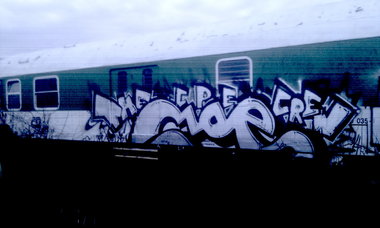 Graffiti Train - Photo by rotkiv