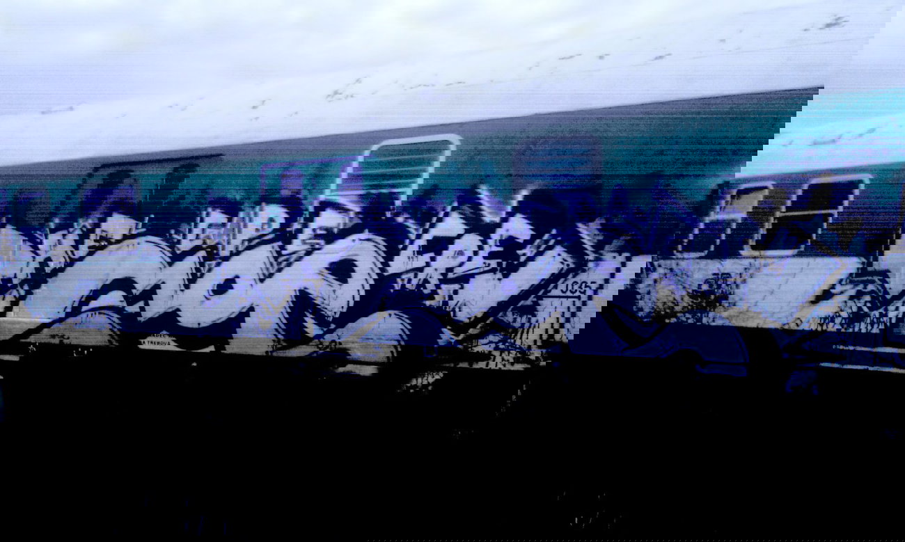 Graffiti Train - Photo by rotkiv