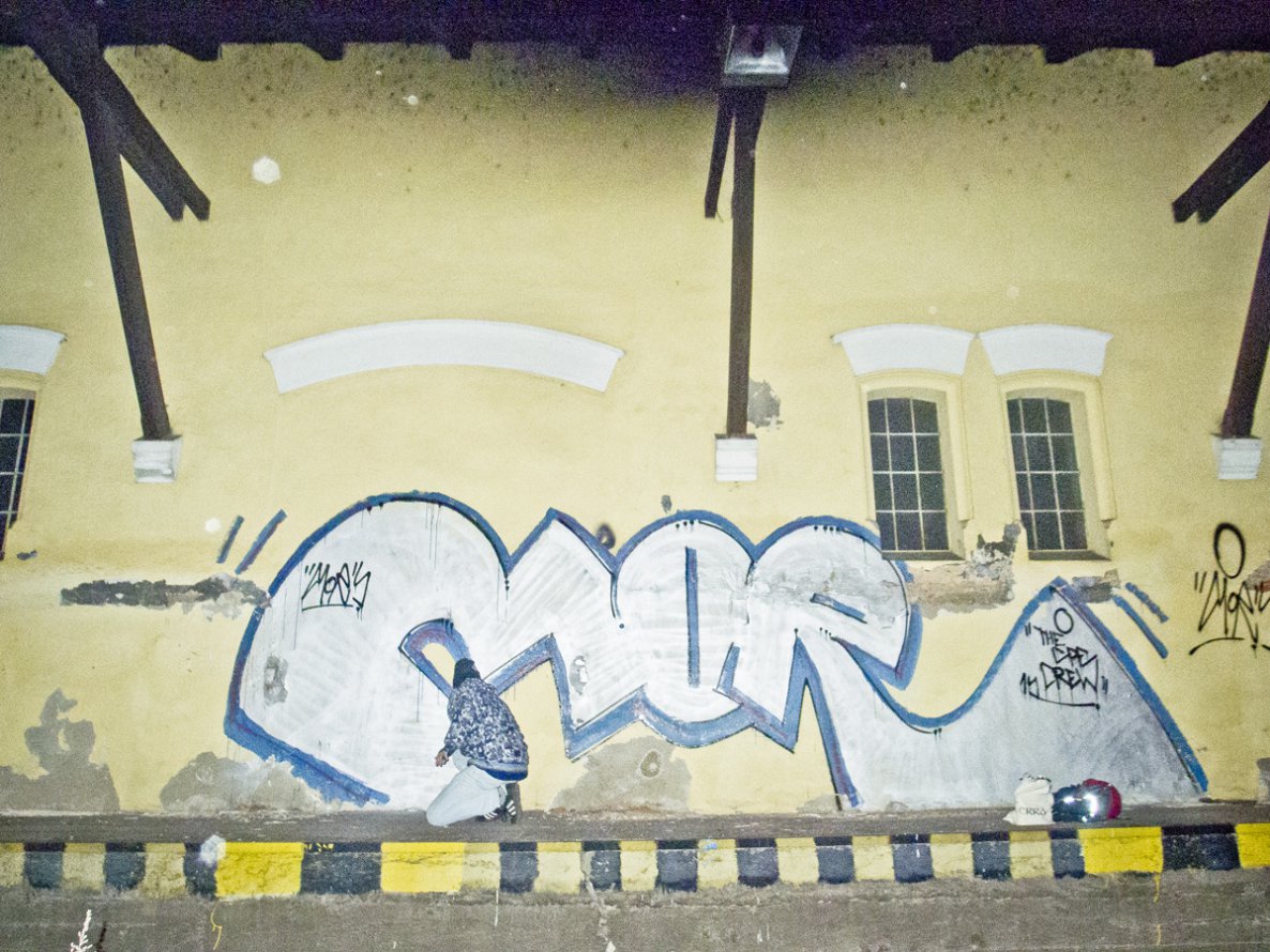 Graffiti Bombing - Photo by rotkiv