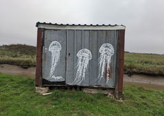 Graffiti Street Art in France - Photo by rotor - jellyfish (2024)