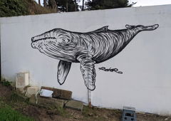 Graffiti Street Art in France - Photo by rotor - whale, rotor (2024)