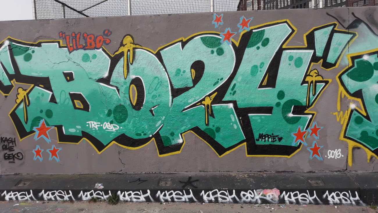Graffiti Wall in Amsterdam - Photo by royal - Bo24 (2018)