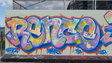 Graffiti Wall in Amsterdam - Photo by royal - RENCE (2018)