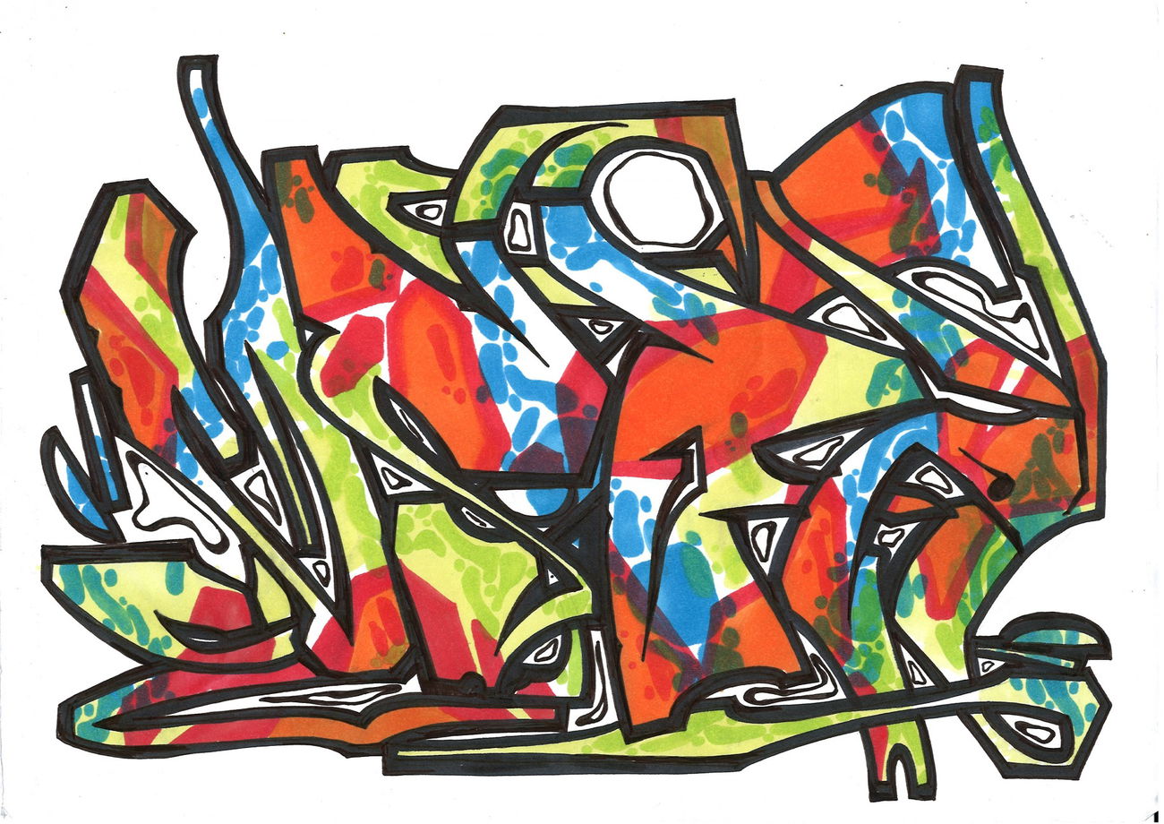 Graffiti Sketch - Photo by royalbone - royal-bone, royal, bone (2015)