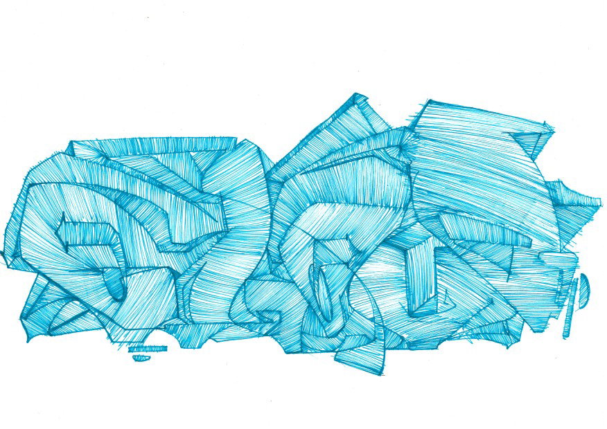 Graffiti Sketch in Seelow - Photo by royalbone - royal-bone, royal, bone (2013)